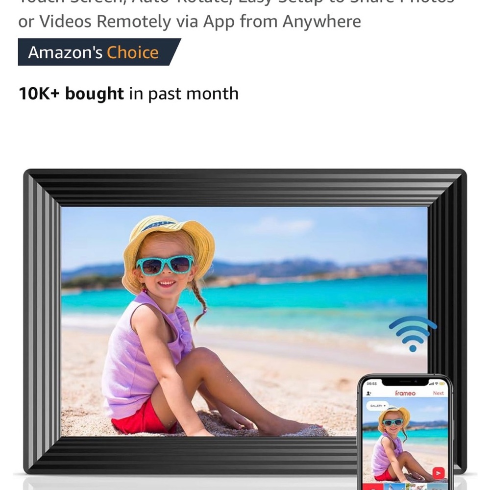 Frameo WiFi digital frame- white